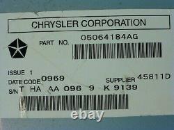 Dodge Jeep Chrysler Oem Gps Navigation Radio 6 CD DVD Mp3 Player Unit Receiver