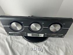 Emerson 3 Disc CD Player Changer Model MS3111M AM/FM Radio Blue Display Tested