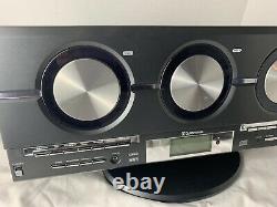 Emerson 3 Disc CD Player Changer Model MS3111M AM/FM Radio Blue Display Tested