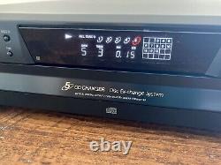 Excellent Sony CDP-CE375 5 Disc CD Changer Player Working New Belts Malaysia