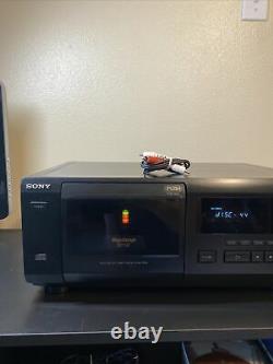 Excellent Vintage 50+1 Compact Disc MULTI CD Changer Player Sony CDP-CX50 Tested