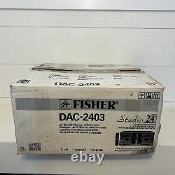 Fisher DAC-2403 Studio 24 CD Management System Compact Disc Player- NEW OPEN BOX