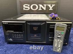 -GUARANTEED REFURB- Sony CDP-M555ES 400 CD Compact Disc Changer/Player ES