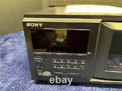 -GUARANTEED REFURB- Sony CDP-M555ES 400 CD Compact Disc Changer/Player ES