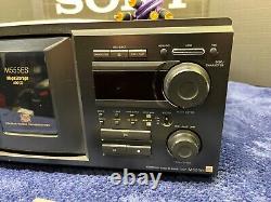 -GUARANTEED REFURB- Sony CDP-M555ES 400 CD Compact Disc Changer/Player ES