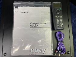 -GUARANTEED REFURB- Sony CDP-M555ES 400 CD Compact Disc Changer/Player ES