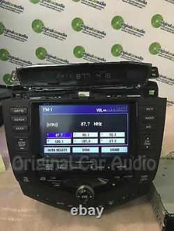 HONDA Accord Navigation GPS System Radio LCD Screen 6 Disc Changer Player 2CY2