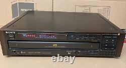 High-End Sony CDP-C85ES 5 DISC Compact Disc Player CD Changer Works Please read