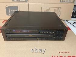 High-End Sony CDP-C85ES 5 DISC Compact Disc Player CD Changer Works Please read