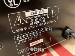 High-End Sony CDP-C85ES 5 DISC Compact Disc Player CD Changer Works Please read