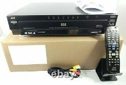 JVC 7 Disc DVD CD Player Changer Surround Sound with Remote XV-FA900BK TESTED