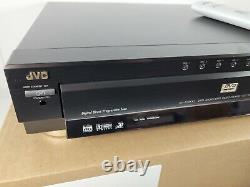 JVC 7 Disc DVD CD Player Changer Surround Sound with Remote XV-FA900BK TESTED