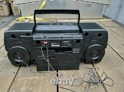 JVC PC-XC70 Stereo System Boombox 10 Disc CD Changer & 2 Cassette Player Tested