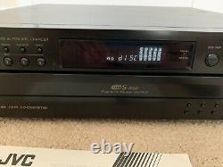 JVC XL-F254BK 5 Disc CD Changer Player-Include Remote and RCA Audio Cable
