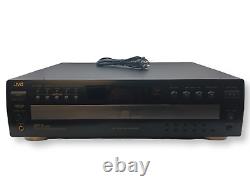 JVC XL-FZ258 CD Player 5 Disc Carousel Changer with Manual, Remote & Digital Out