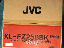 JVC XL-FZ258BK 5 Disc Automatic CD Carousel Changer Player New In Original Box