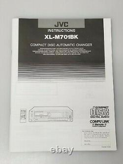 JVC XL-M701BK 6 Disc Magazine + 1 CD Changer Player