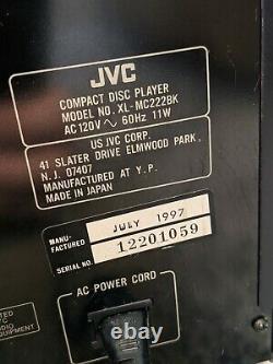 JVC XL-MC222BK 200 CD Compact Disc Changer Player