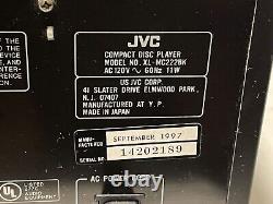 JVC XL-MC222BK Compact Disc Player Changer 200 CD Holder No Remote FAST SHIPPING