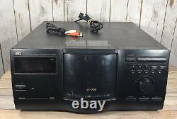 JVC XL-MC222BK Compact Disc Player Changer 200 CD Holder No Remote TESTED WORKS