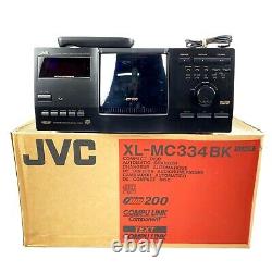 JVC XL-MC334BK 200 Disc CD Automatic Changer Player With Remote Box Tested