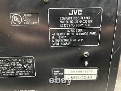 JVC XL-MC334BK CD Changer 200 Compact Disc Player HiFi Stereo No Remote, Tested