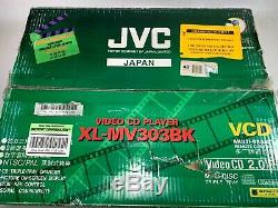 JVC XL-MV303BK 3 Disc Karaoke Video VCD CD Player Changer NTSC & PAL Compatable