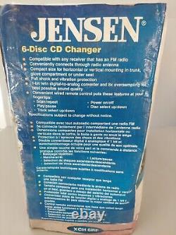 Jensen 6-Disc CD Changer XCH6RF For Jensen CD Car Player Open Box