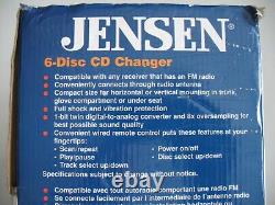 Jensen XCH6RF 6 Disc CD Compact Disc Changer Audio Player Open Box