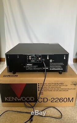 Kenwood 200-Compact Disc Multiple CD Player Changer CD-2260M With Remote And Box