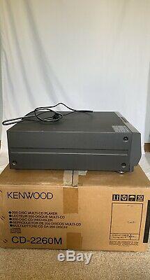 Kenwood 200-Compact Disc Multiple CD Player Changer CD-2260M With Remote And Box