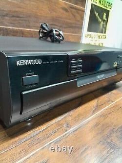 Kenwood CD-404 5 Disc Stereo Digital CD Carousel Changer Player Fully Functional