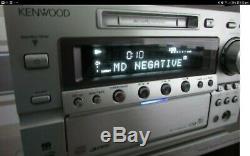Kenwood Hd5md Mini Disc Player Recorder Mdlp 3 CD Changer Receiver Am/fm Tuner