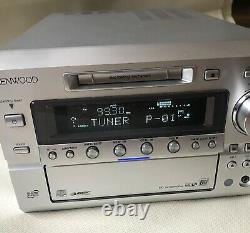 Kenwood Hd5md Mini Disc Player Recorder Mdlp 3 CD Changer Receiver Am/fm Tuner