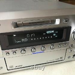 Kenwood Hd5md Mini Disc Player Recorder Mdlp 3 CD Changer Receiver Am/fm Tuner