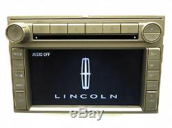 LINCOLN Navigation GPS Radio 6 Disc CD Changer MP3 Player OEM 8H6T-18K931-AC