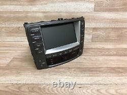 Lexus Oem Is250 Is350 Front Navigation Radio Gps Stereo Headunit Screen 06-08