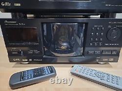 Lot Pioneer DV-F727 DVD & PD-F100301 CD 301 Disc Changer Player Remotes Tested