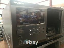 Lot of 2 Sony CDP-CX400 Mega Storage 400/ CD 400 Disc Changer Player. READ