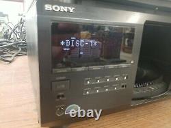 Lot of 2 Sony CDP-CX400 Mega Storage 400/ CD 400 Disc Changer Player. READ