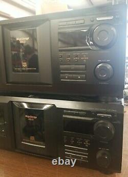 Lot of 2 Sony CDP-CX400 Mega Storage 400/ CD 400 Disc Changer Player. READ