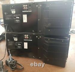 Lot of 2 Sony CDP-CX400 Mega Storage 400/ CD 400 Disc Changer Player. READ