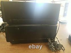 Lot of 2 Sony CDP-CX400 Mega Storage 400/ CD 400 Disc Changer Player. READ