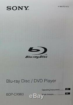 MINT SONY BDP-CX960 400 Disc Blu-ray DVD & CD Player Changer NEW BELTS