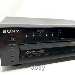 MINT Sony DVP-NC655P CD/DVD 5 Disc Player Changer withOEM Remote & Cables TESTED