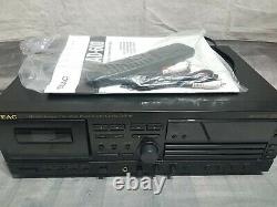 MINT TEAC Tape player recorder 3 disc CD player changer Model AD 600