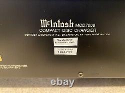 McIntosh MCD7008 MusicBank 7-Disc CD Changer Player Please Read