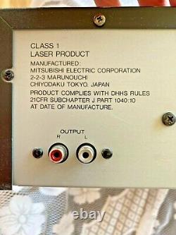 Mitsubishi DP-411R 5-Disc Auto-Changer Compact Disc CD Player w Manual