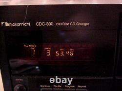 NAKAMICHI CDC-300 === 200 Disc CD MegaStorage Changer/Player