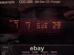 NAKAMICHI CDC-300 === 200 Disc CD MegaStorage Changer/Player